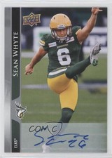 2021 Upper Deck CFL Auto Sean Whyte #132 Auto 0it0