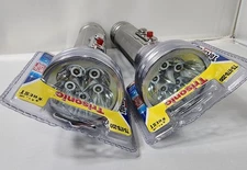 2 Pack Metal LED Flashlight – 5-LED Torch Light, Heavy-Duty, Uses 2 D Batteries