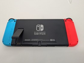 Nintendo Switch HAC-001(-01) V2 32GB Console w/ Neon Red & Blue Joy Cons + Game