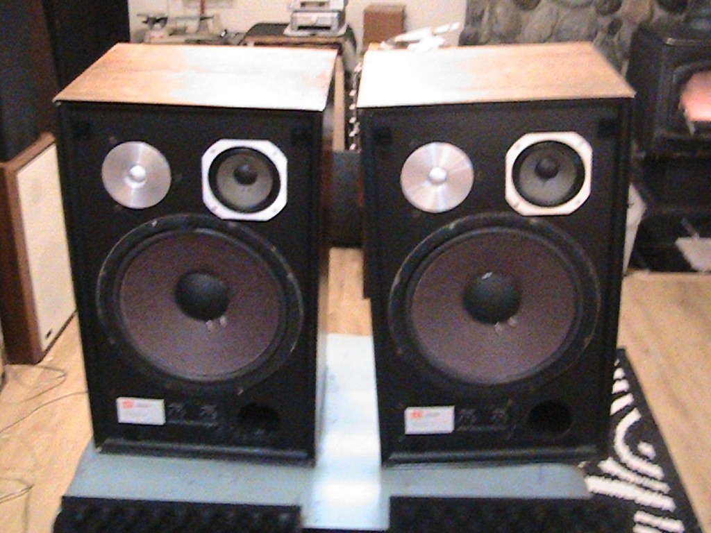 JBL L166 Horizon vintage stereo speakers, restored drivers