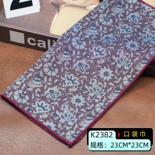 Vintage Paisley Square Pocket Chest Business Suit Accessories Men's Handkerchief - 第 10/35 張圖片