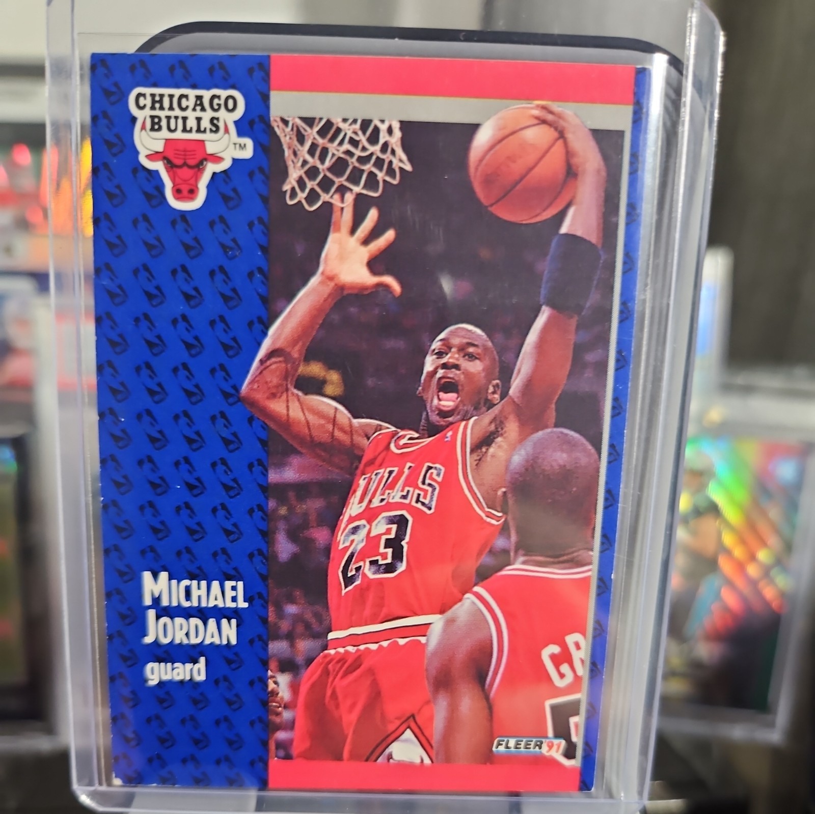 1991-92 Fleer - Michael Jordan #29 Chicago Bulls HOF