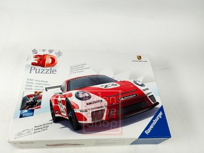Ravensburger 11558 3D Porsche 911 GT3 Cup Red FOR PARTS AS IS