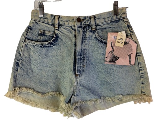 Deadstock Vintage 80s Streetwear Acid Washed Cut Off Shorts Streetwear 11/12