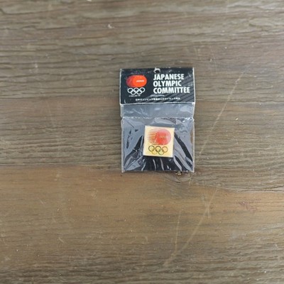 Japanese Olympic Committee Nagano 1998 Pin Badge Sealed Enamel JOC