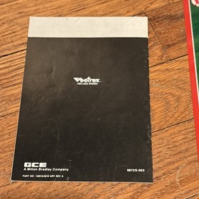 Vectrex Heads Up Action Soccer 1983 Complete in Box Video Game