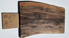 Claro Black Walnut charcuterie board, some faux edge, Grain is superior