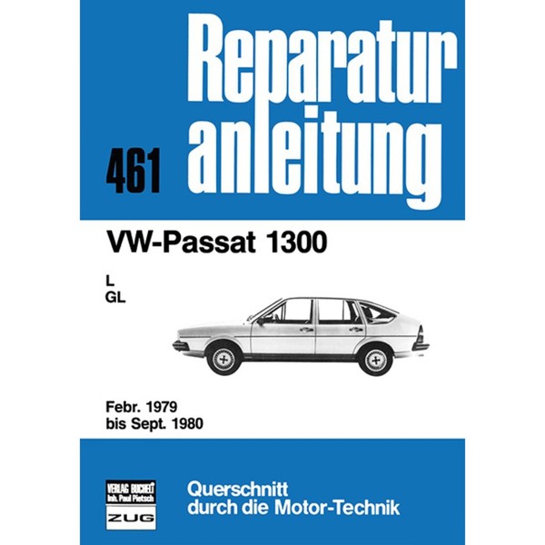 Vw Passat B1 1300 L/Gl, Typ 32/33 Baujahre 02.1979-09.1980 Reparaturhandbuch-image
