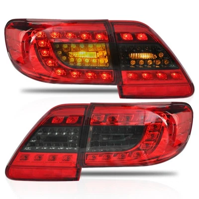 2*VLAND LED DRL Rückleuchten für Toyota Corolla 2011-2013 Gelbes Blinkerlichtr - Bild 1 von 4