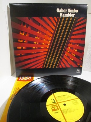 Gabor Szabo   Rambler - LP Vinyl CTI LAX 3248 Japan 1979  w/ OBI & Insert, ex+