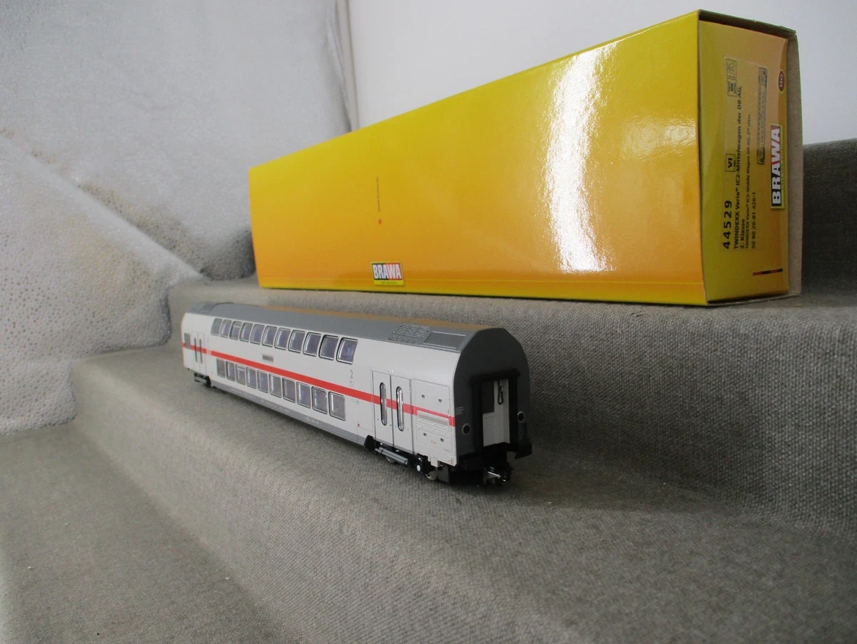 Brawa Spur H0 44529 Personenwagen Doppelstockwagen 2. Klasse der DB in OVP