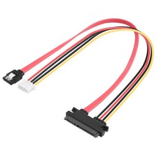 SATA Data Power Combo Cable XH2.54 4PIN To 7 15P Adapter HDD SSD 6Gbps Cord