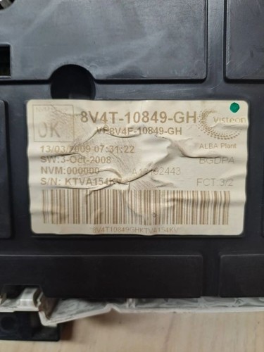 Ford C-MAX I 2010 Geschwindigkeitsmesser Cockpit 8V4T10849GH JLT19962 - Bild 3 von 3