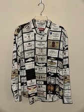 Supreme FW24 Label Shirt Button Up Size M