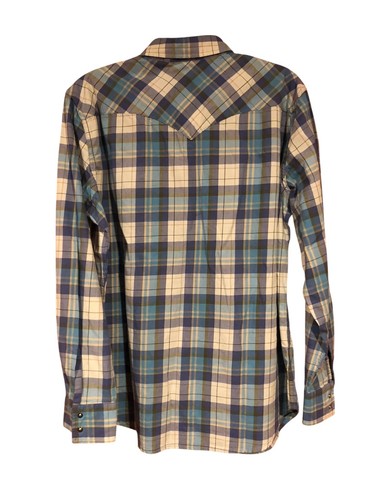 Levis Mens The Western Snap Front Cotton Shirt Standard Fit Size: L $69.50 - Picture 2 of 7