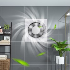 Ventilation Fan 9" Exhaust Bathroom Kitchen Humidity Extractor System UltraQuiet