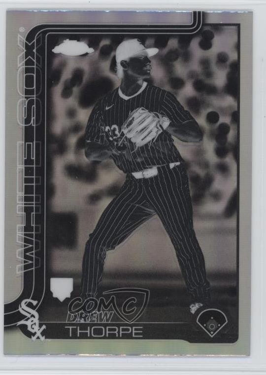 2025 Topps Chrome Negative Refractor Drew Thorpe #275 tw0
