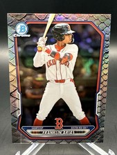 2026 Bowman Baseball Franklin Arias Reptilian Refractor - Red Sox