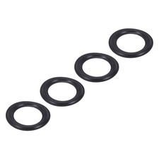 4 Pcs 4.5 Inch Foam Speaker Edge Surround Rings 75x118mm IDxOD Black