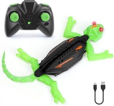 Remote Control Gecko , Wall Climbing w. LED Lights, 360  Rotation, Rechargeable