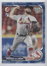 2019 Topps Holiday Bowman Blue 67/150 Daniel Ponce de Leon #TH-DPL 0c6