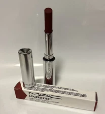 M.A.C LOCKED KISS 24Hr Lipstick  85 PONCY  06oz/1.8g NIB Free Shipping
