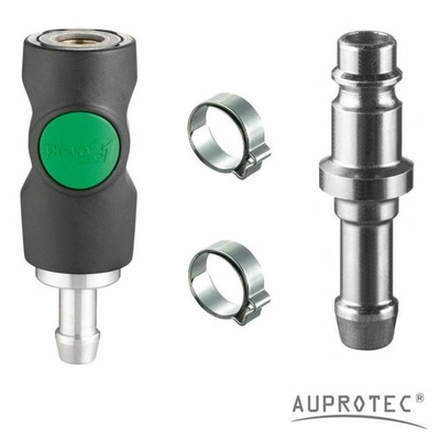 Druckluft Kupplung Sicherheitskupplung Prevost S1 Schnellkupplung Set + Nippel