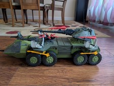 GI Joe Rolling Thunder Vintage Vehicle with Armadillo Figure & Instructions READ