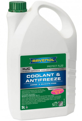 RAVENOL HJC PROTECT FL22 Kühlerfrostschutz Konzentrat 5 Liter GRÜN