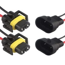 H8 H11 880 881 Male Socket Adapter Connector Wiring Harness Female Adapter Wi...