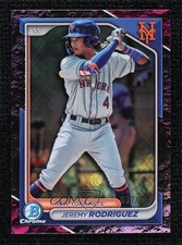 2024 Bowman Draft Chrome Fuchsia Lunar Refractor /199 Jeremy Rodriguez 0lj0