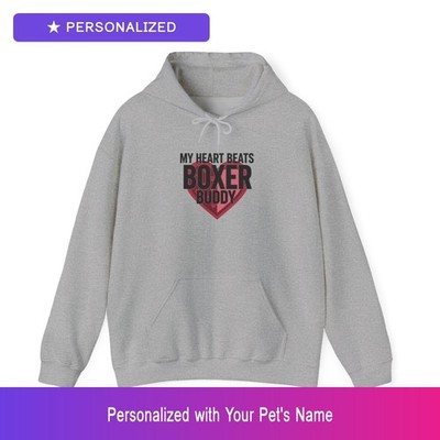 Custom Boxer Pet Lover Hoodie Personalized Name Pullover Sweatshirt Easter Gift