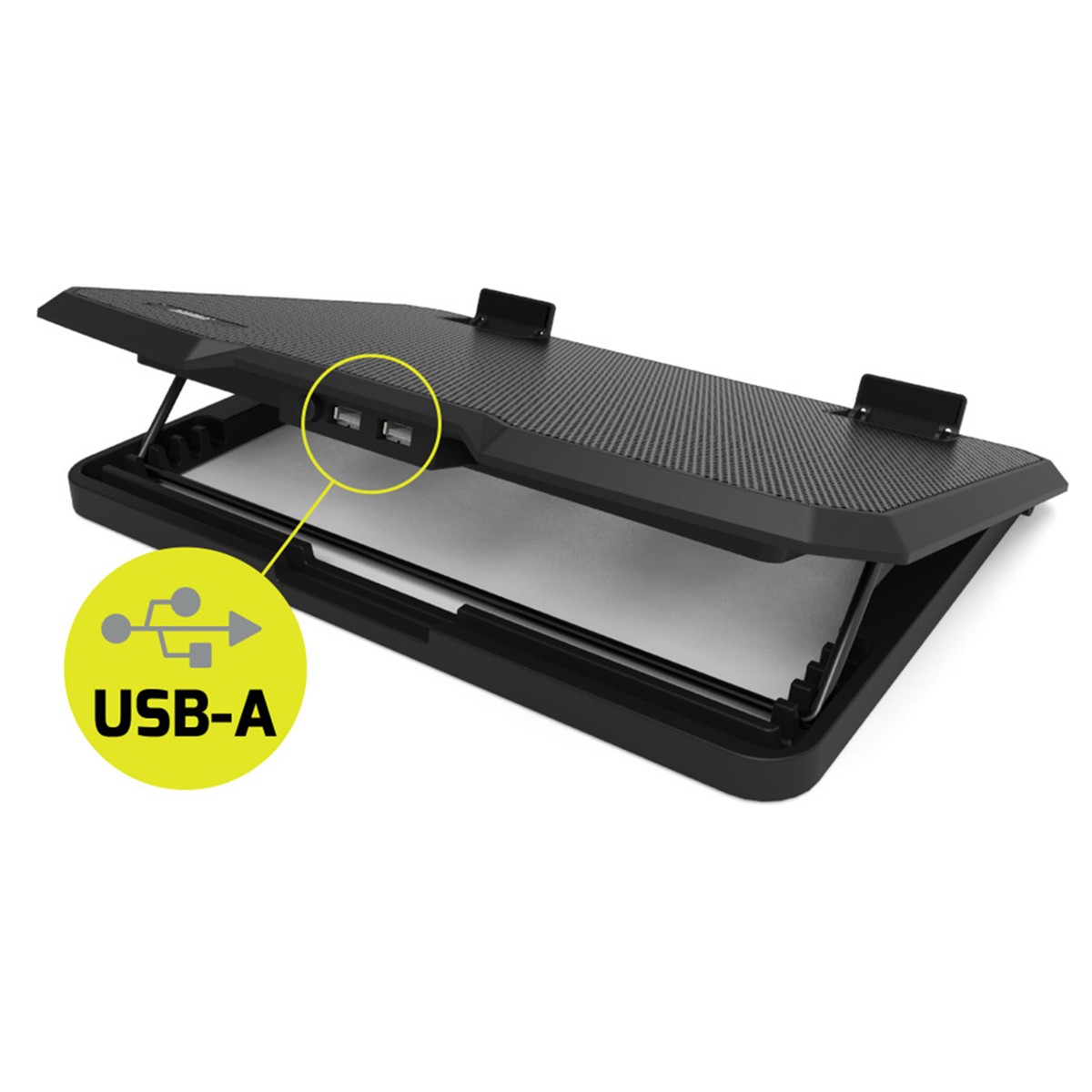 Finis les maux de dos avec le support PC portable ventilé PORT - 3