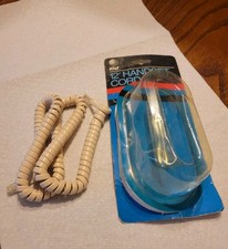 Vintage 1988 AT T 12 Foot Heavy Duty Handset Cord Ivory
