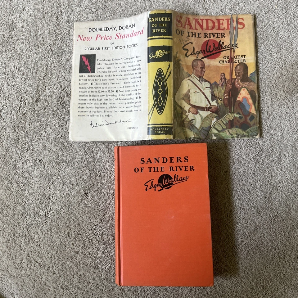Sanders Of The River, Edgar Wallace. Doubleday, Doran 1930. First Edition.  Foto 2 de 4