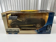 Jada Toys Bigtime Muscle 1973 Mustang Mach 1 124 Black Diecast Custom Engine