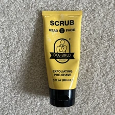Scrub Head & Face, Exfoliating Pre-Shave, 3 fl oz (89 ml)