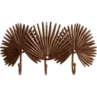 Wilko Garden Decorative Bronze Effect Palm Hooks With Screws & Wall plugs