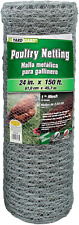 Chicken Wire 1 Inch Mesh 24 Inch X 150 Foot 20Gauge Galvanized Steel Wire Fence 0.58 per foot