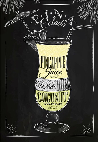 Beer Cocktail Blackboard Paint Silk Canvas Poster Modern Art Decor Unframed A918 - Picture 16 of 16