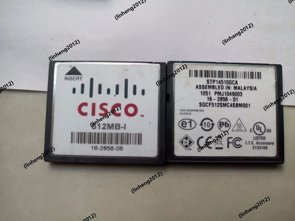 Genuine Cisco 512MB CF Compact Flash Memory Card - Image 3 of 3