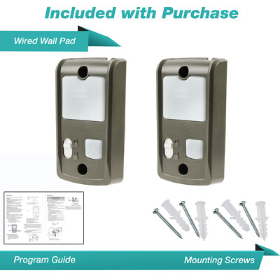 2 Multi-Function Control Panel Garage Door Opener for Genie GBWCSL2-BX, 39165R