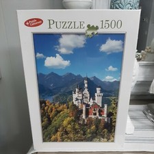 Schloss Neuschwanstein Castle 1500 pc Jigsaw Puzzle, Sealed, Puzzle Conserver
