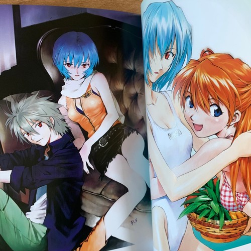 Evangelion Original Illustration Sammlung Buch 2. Asuka Rei Shinji Kaworu Eva - Bild 9 von 22