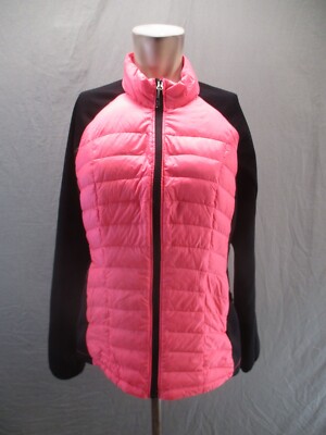 32 Dregrees Weatherproof Size L Women Down Feather Full Zip Insulated Jacket 503