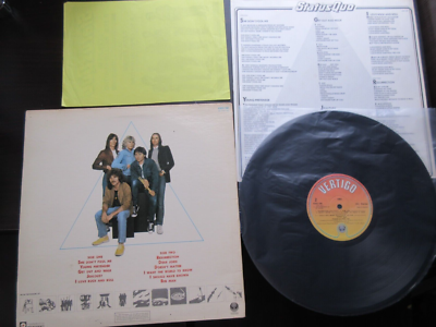 The Status Quo UKオリジナル盤 LPレコード Status Quo 1982 UK Signed Vinyl LP 6302-189 w Japan Promo Tour