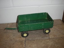 Vintage 1/16  8" ERTL John Deere Green Trailer Grain Drop Shoot Door Free SHIP