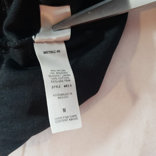 Victoria's Secret Segunda Piel Satén Medio Slip Faja Panty M Negro - Imagen 6 de 7