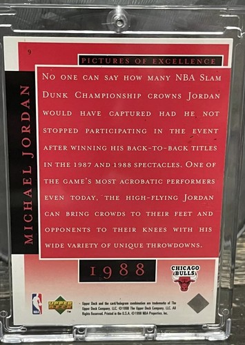 Michael Jordan Card ORIGINAL CHROME SILVER FOIL 90’s SP INSERT CHICAGO BULLS #23 - Picture 8 of 12