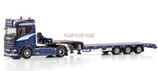 1:50 for WSI for SCANIA S NORMAL CS20N 4X2 SEMI LOW LOADER -3 AXLE for transport